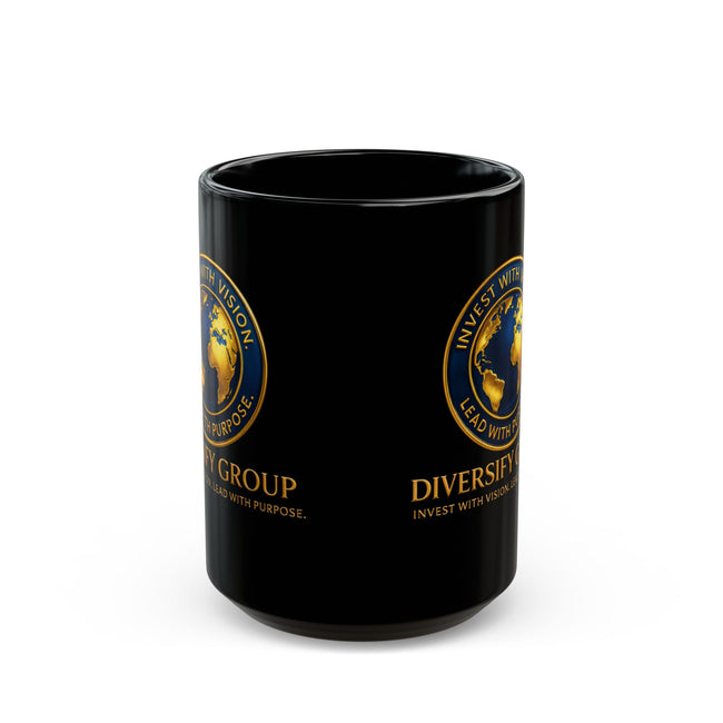 Special Edition Global Support Black Coffee Mug – Motivational Running / Walking Gift / Office / Traveler (11oz & 15oz) Main Image