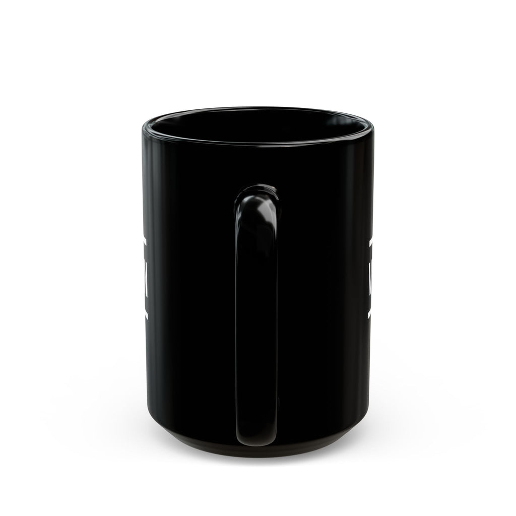 One Mile US Military Veteran Black Coffee Mug – Motivational Running / Walking Gift / Office / Traveler (11oz & 15oz)