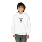 One Mile Youth Hoodie — "Just getting started." Motivational Running Hoodie