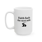 One Mile Road Map Ceramic Mug — Runner & Traveler Coffee Cup (11oz, 15oz)